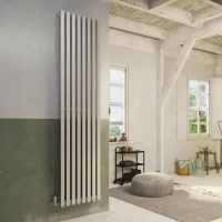 DQ Dune 1800 x 280 Stainless Steel Vertical Radiator Brushed Finish