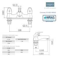 Niagara Conway Bath Shower Mixer Tap