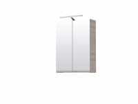 Modular Drift 500mm Double Door Mirror Cabinet With Light & Shave Socket - Origins by Utopia 