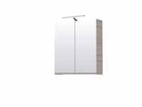 Elation Ikoma 1050mm Bathroom Mirror Cabinet With Lights - Pearl Grey Matt