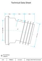 McAlpine 14 Degree Angle Rigid WC Connector - WC-CON7A