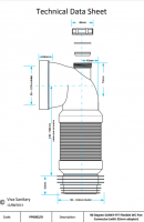 McAlpine WCCON1 WC straight connector