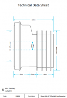 Extension WC Pan Connector - PP0007 - Viva Sanitary