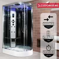 Insignia Showers PL115 Platinum Hydro Massage Shower Cabin 1150 x 850mm