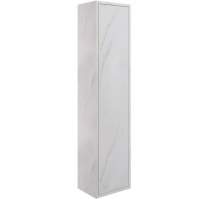 Pomeranian 300mm 1 Door Wall Hung Tall Unit - Marble