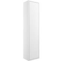 Pomeranian 300mm 1 Door Wall Hung Tall Unit - Matt White