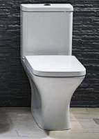 Saxony Closed Coupled Fully Shrouded Toilet & Soft Close Seat