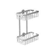 Croydex Premium Two Tier Shower Caddy - 250 x 180 x 105mm - Rust Free