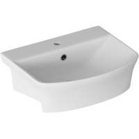 Appleyard Semi Recessed Basin 500mm 1 Tap Hole