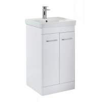 Rossini 500 Vanity Unit in Gloss White- Scudo