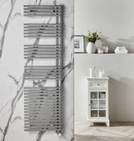 Redroom Omnia Titane Left Hand Towel Radiator, 1161 x 496mm