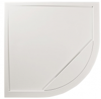 Roman Infinity Quadrant Shower Tray 900mm x 900mm - Matt White or Gloss White