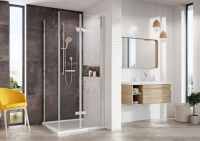 Roman Innov8 800mm Bi-Fold Door for Corner Fitting with Optional Side Panel