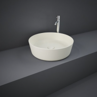 Feeling Round Countertop Basin Matt Greige - RAK Ceramics