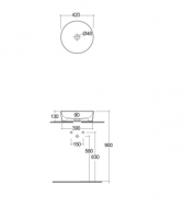 Feeling Rectangle Countertop Basin Matt White - RAK Ceramics