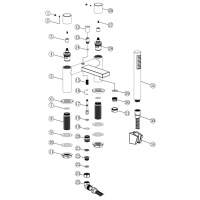 Washington Exposed Thermostatic Shower Column with Fixed Head and Bath Spout - RAK Ceramics