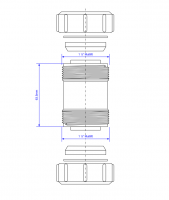 McAlpine T12A-3 (BSP) 1.1/2" x 3" male coupling