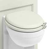 Burlington Traditional Toilet Seat in White - S13