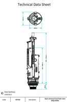 Skylo Dual Flush Valve Long Cable Toilet Cistern Syphon - SKY015 - Viva Sanitary