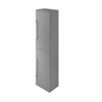 The White Space 1400mm Tall Wall Hung Unit - Ash Grey