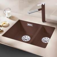 Blanco Subline 340/160 U Kitchen Sink Right Hand - Alumetallic