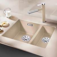 Blanco Subline 340/160 U Kitchen Sink Right Hand - Jasmine