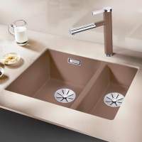 Blanco Subline 340/160 U Kitchen Sink Left Hand - Jasmine