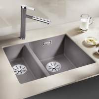 Blanco Etagon 500 U Kitchen Sink - Alumetallic