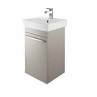 The White Space Wall Hung Vanity Unit - 450mm Ash Grey