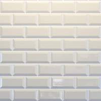 Sand Metro Bevelled Reflect Tile Wall Panels