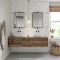 Grafito Tile Blush - Showerwall Acrylic