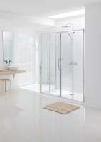 Lakes 1800mm Semi-Frameless Sliding Shower Door, Classic Collection