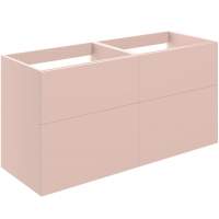 Shetland 1180mm 4 Drawer Wall Unit (No Top) - Matt Antique Rose