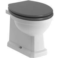 Shetland Back To Wall Toilet & Grey Ash Soft Close Seat