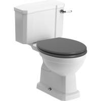 Shetland Close Coupled WC & Grey Ash Soft Close Seat