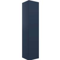 Shetland 350mm Wall Hung 1 Door Tall Unit - Matt Deep Blue