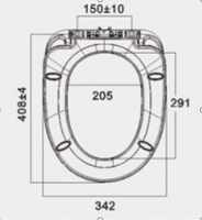 Lora D2-Style Soft Close Toilet Seat - Quick Release - Highlife