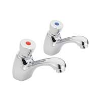 Skara Single Push Button Basin Tap Inc. Hot & Cold Indices