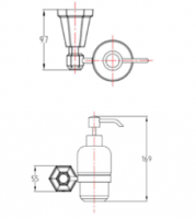 Washington Traditional Basin Mixer No Waste - RAK Ceramics