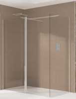 Sommer 1200mm Wetroom Glass Panel Silver Profile