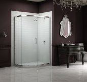 Vantage 2000 Brushed Brass Quadrant Shower Enclosure 900mm