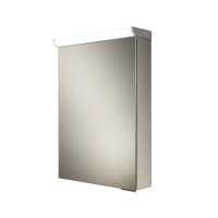 HIB Xenon 50 LED Aluminium Bathroom Mirror Cabinet