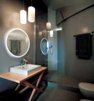 HIB Bellus 80 Round LED Bathroom Mirror 800mm