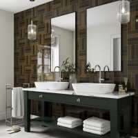 Grafito Tile Black - Showerwall Acrylic