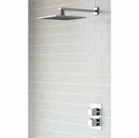 Square Shower Pack 3 - Challen Single Outlet & Overhead Shower