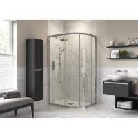 Supreme 1000 x 800mm 2 Door Offset Quadrant