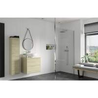 S8 Wetroom Shower Screen 1200mm - Black