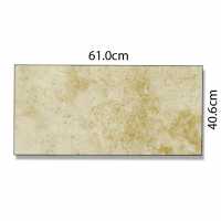 Abacus Direct Travertine Marble Tile Beige - 61 x 40.6cm