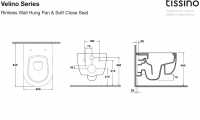 Ankam Rimless Wall Hung Toilet & Soft Close Seat