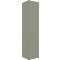 Shetland 350mm Wall Hung 1 Door Tall Unit - Matt Olive Green